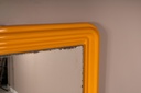 Miroir carré en plastique - 3 orange