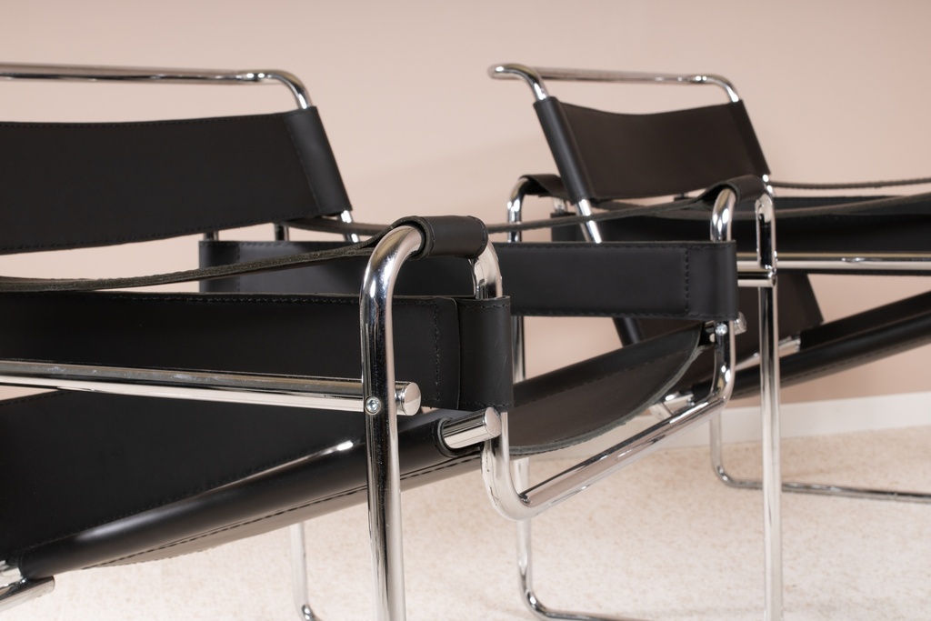 Fauteuil B3 dit Wassily, par Marcel Breuer