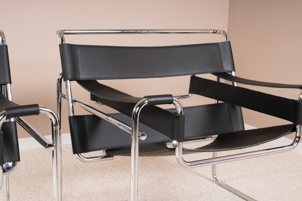 Fauteuil B3 dit Wassily, par Marcel Breuer