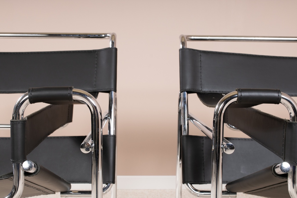 Fauteuil B3 dit Wassily, par Marcel Breuer