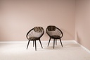 Paire de fauteuils tissu tigre-2