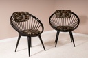 Paire de fauteuils tissu tigre-4