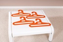 Ensemble de 4 cintres oranges-2