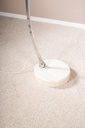 Lampadaire arc pied rond en travertin-3