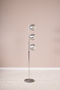 Lampadaire eyeball en alu brossé