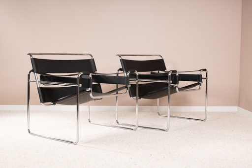 Fauteuil B3 dit Wassily, par Marcel Breuer