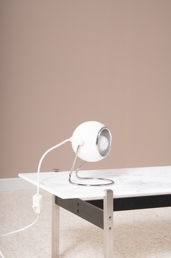Lampe à poser eyeball blanche